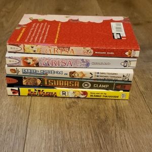 English Manga Book Lot Arisa, Inuyasha, Tsubasa